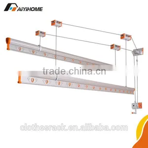 Stainless Steel Aluminum Alloy Hand-Operated Lifting Ceiling Clothes Dryer thumbnail-6