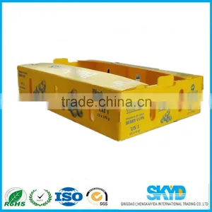 Fresh Vegetables Plastic Shipping Boxes pp Corrugated Plastic Sheets thumbnail-1