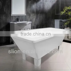 Square Bathtub Free Standing Acrylic Bathtub thumbnail-1