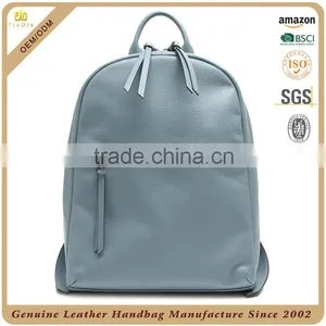 Guangzhou Fiedle Leather Bag Manufacturer OEM Durable Real Natural Stylish Leather Backpack With Handle on the Top thumbnail-6