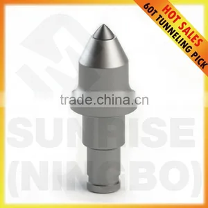 R60T Roadheader Cutting Teeth Conical Bit Tunnel Drill Picks Excavator Crusher Pick for Hard Rock thumbnail-1