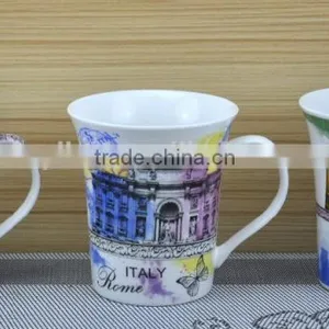 14OZ Kitty Cat Fully Decal Printed Ceramic Mug, Shiny Surface New Bone China Coffee Cup, KL5001-10705 thumbnail-4