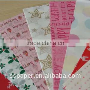 China Hot Sale Cheap Wrapping Brands Names Customized Printed China Paper Tissue thumbnail-2