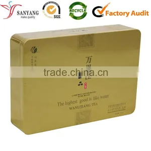 Fashionable Cheap Custom Wholesale Tin Canister Box Case for Green Red Tea thumbnail-1