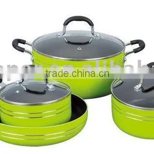 7 Pcs Aluminum Cookware Set thumbnail-1