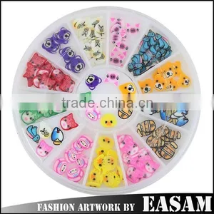 2015 Animal Design Nail Art Clay Slice Decoration Wheel thumbnail-1