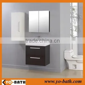 Wall Mounted Wooden Bathroom Cabinet, Wooden Bathroom Vanity thumbnail-1