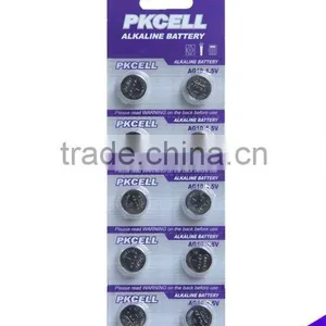 AG13 LR44 AG10 LR54 Alkaline Coin Cell Batteries for Watch Calculator thumbnail-1