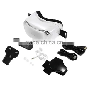 VR Virtual Reality 3D Glasses Headset Oculus Rift Head Mount 3D Movies Games For 3.5-6.0 Inch Phone + Bluetooth Remote Control thumbnail-3