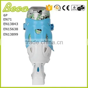 Foshan Factory Sales Pvc Wheel 608 Bearing Blue Kids Roller Skate With Flashing Quality Choice thumbnail-3