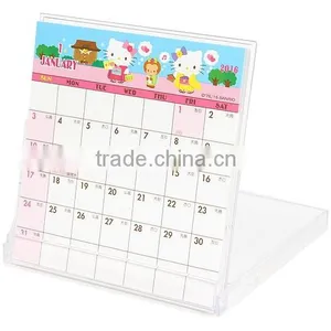 High Quality Luxious Gift Desktop Calender Welcome OEM Table Calender thumbnail-1