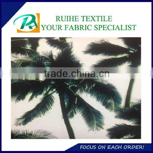 100% Polyester Fabric/ Printed Peach Skin Fabric for Beach Shorts thumbnail-1