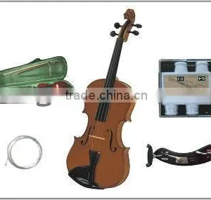The Cheapest Plywood Student Violin Set SV008-P Set thumbnail-1
