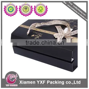 Ribbon Handle Black Paper Box thumbnail-4