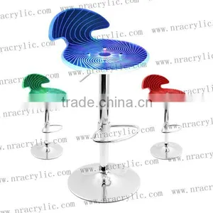 Spyra Modern Led Table and Bar Stools Acrylic Furniture thumbnail-1