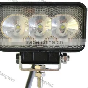 3.5" 9--32V Rectangle 9w LED Work Light IP67 ShengWell Auto Factory Offroad Led Work Light Led Working Light thumbnail-1
