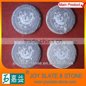 Natural Stone Round Cup Mat thumbnail-1