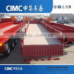 CIMC 3 Axles 60 Ton Stake Cargo Side Wall Semi Trailer, Side Wall Semi Trailer thumbnail-5