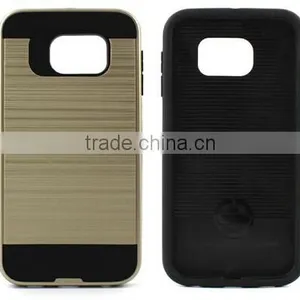 C&T Metal Texture TPU PC Dual Layer Hybrid Protective Case For Samsung Galaxy S4 thumbnail-2