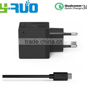 Output 18W UK EU, US Plug Qualcomm Certified Quick Charge QC 3.0 /2.0 Wall Charger Passed UL, ETL, FCC, CE thumbnail-6