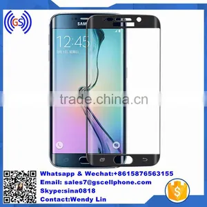 For Galaxy S6 Edge Tempered Glass Screen Protector Curved Full Cover thumbnail-2