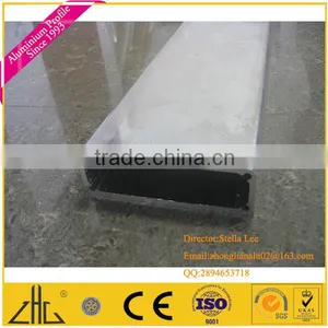 Wow!! Anodized Satin Aluminium Profile Cabinet Handles , Type of Aluminium Profile for Windows , Rectangular Aluminum Extrusions thumbnail-1