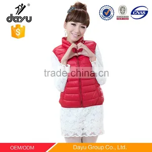 Express Waistcoat Designs for Girls Cheap Down Vest for Winter Autumn Season Casual Jacket Without Sleeves thumbnail-1