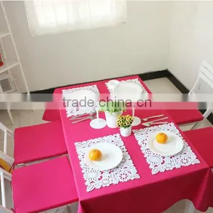 Factory Selling Restaurant Polyester Table Cloth thumbnail-1
