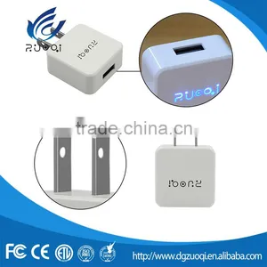 Ce Rohs Approved Smartphone LED Single Usb Wall Charger for Smartphone thumbnail-1