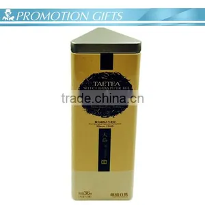 Triangular Metal Tin-plating Tea Cans thumbnail-1