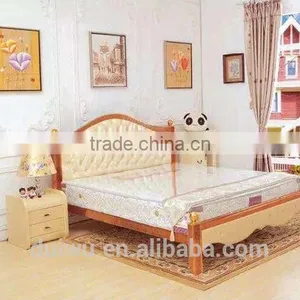 Italian Bedroom Furniture Latest Designs Hotel Metal Bed Frame thumbnail-6