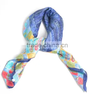 2016 OEM Print Silk Fashion Scarf for Lady thumbnail-5