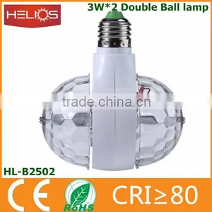 360 Degree Double Side 6w Rgb Rotating Stage Light Led thumbnail-2