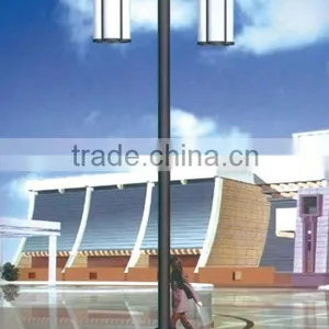 High Quality Galvanized Fashional Decorative Garden Lighting Pole 3m thumbnail-4