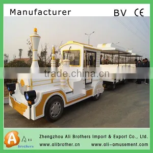 Large Amusement Park Rides Outdoor Trackless Train For Children thumbnail-1