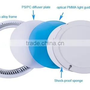 Die-casting Shaped White Color 0.2W SMD3014 Ceiling Mounted 9W Round Panel 130MM for Diameter thumbnail-6