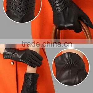 Women Thin Leather Gloves Online Shop China Female Leather Gloves Online Shop thumbnail-6