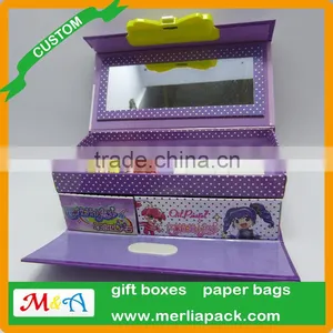 Sweet Paper Stationery Box 4 Layers Customized Eco Friendly Pencil Box Combination Lock thumbnail-5