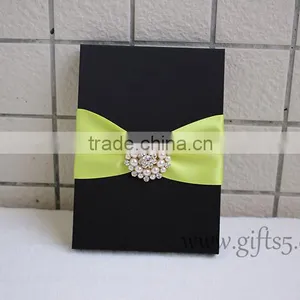 Elegant Black Packaging Boxes for Wedding Invitations thumbnail-6