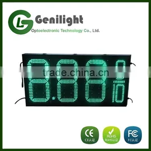 Outdoor Stand Equipment LED Display Sign Gas Station Light Box thumbnail-1