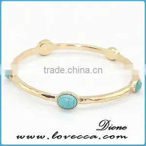 High Quality+In Stock+Small MOQ Gold Plating Fashion Gemstone Bracelet thumbnail-1