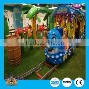 2016 New Product Used Amusement Park Rides Elephant Track Train For Kids / Adults thumbnail-5