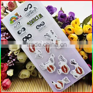 Glass Bottle Decorative Puffy Sticker/foam Sticker Customed thumbnail-1