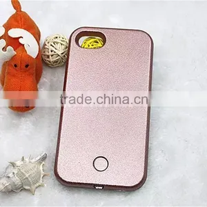 2016 Fashion Led Selfie Light Cover for Iphone 7 Case thumbnail-1