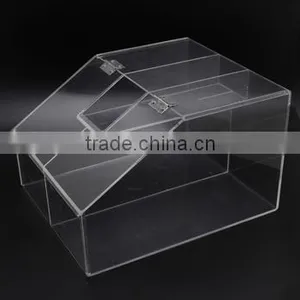 2.5 Gallon Acrylic Candy Bin, 2 Compartments, Scoop Holder(CB-B-0197) thumbnail-2