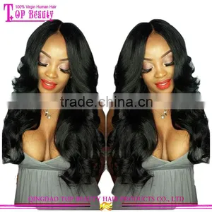2016 New Design Factory Price Wavy Style 180% Density Full Lace Wig thumbnail-1