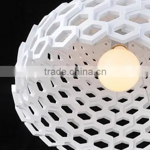 Acrylic White or Black Painting Pendant Lights in Room and Kitchen thumbnail-5