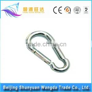Hot Selling Wholesale Fashion Solid Spring Loaded Hook Unique Metal Swivel Snap Hook thumbnail-1