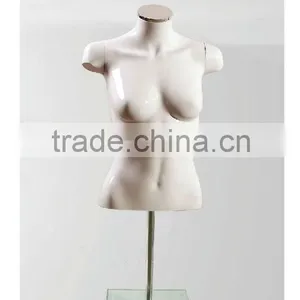 Plastic Chrome Female Torso Mannequin Sale thumbnail-4