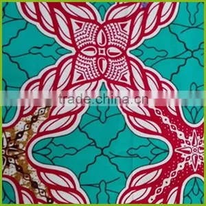 Chinese 40x40/96x96/47'' 100% Cotton African Wax Printed Fabric thumbnail-2